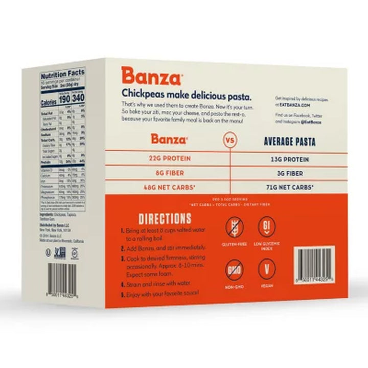 BANZA Chickpea Penne Pasta 8 Oz., 4 Pk.