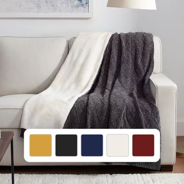 Member'S Mark Chenille Faux Fur Throw, 60" X 70" (Assorted Colors)