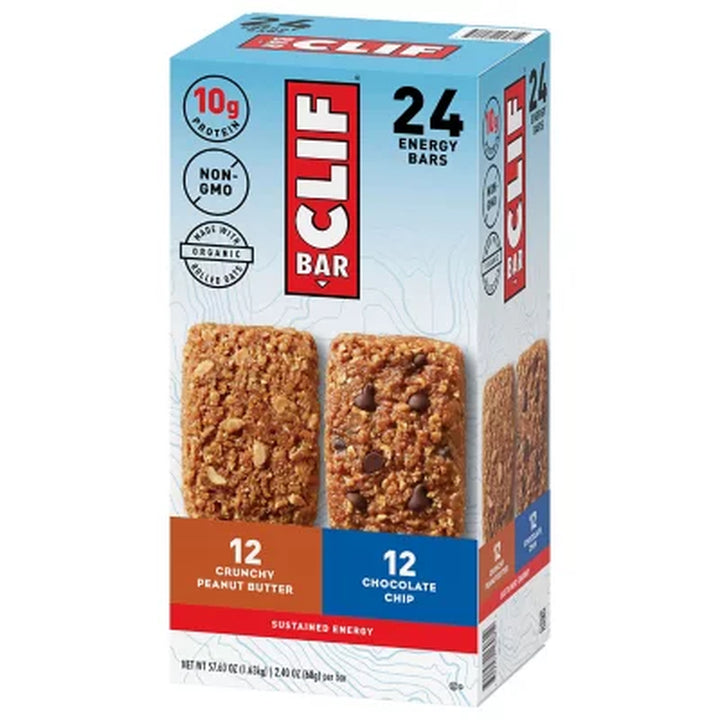 Clif Bar Variety Pack 2.4 Oz, 24 Ct.