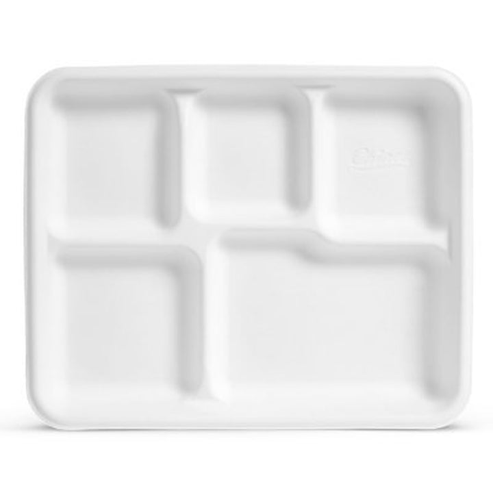 Chinet Classic Compartment Tray, 10.38" X 8.39" 100 Ct.