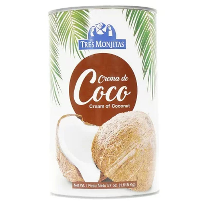 Creme De Coco Tres Monjitas 57 Oz.