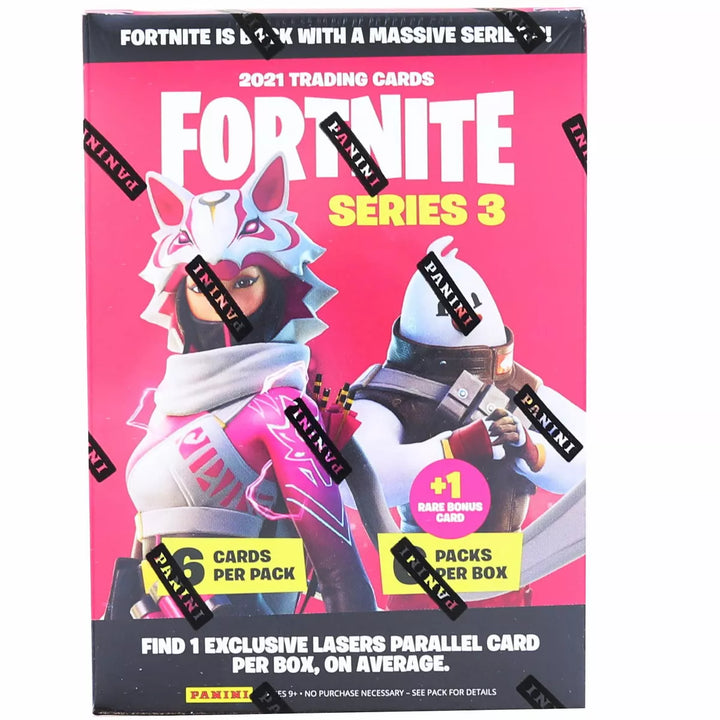 Panini America Fortnite Series 3 Trading Cards Blaster Box | 6 Packs