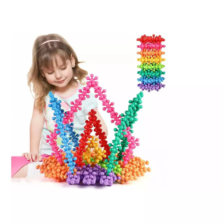 Link 200 Piece Set Interlocking Building Block Stem Educational Creativity Toy for Preschool Kids 3+ - Multi
