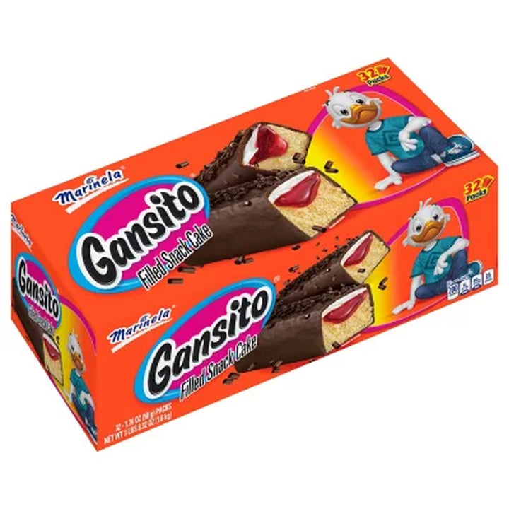 Marinela Gansito Snack Cakes 1.76 Oz., 32 Pk.