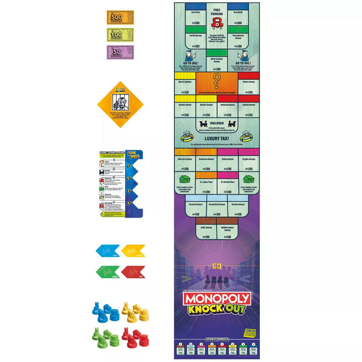 Monopoly Knockout Board Game