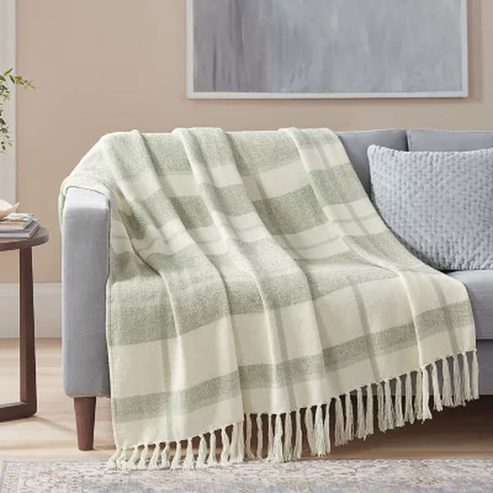 Member'S Mark Boucle Plaid Throw, 60" X 70" (Assorted Colors)