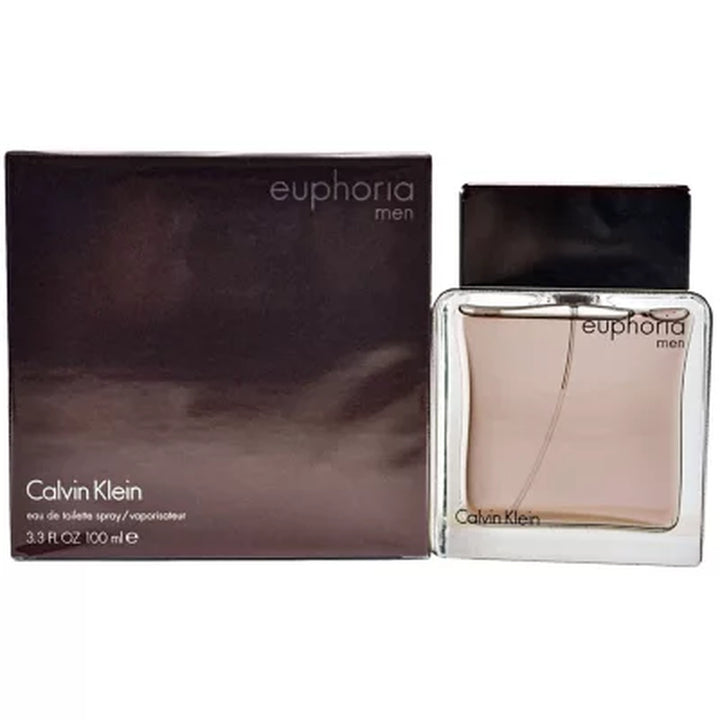 Calvin Klein Euphoria for Men Eau De Toilette, 3.3 Fl Oz