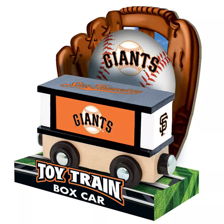 Masterpieces Wood Train Box Car - MLB San Francisco Giants.