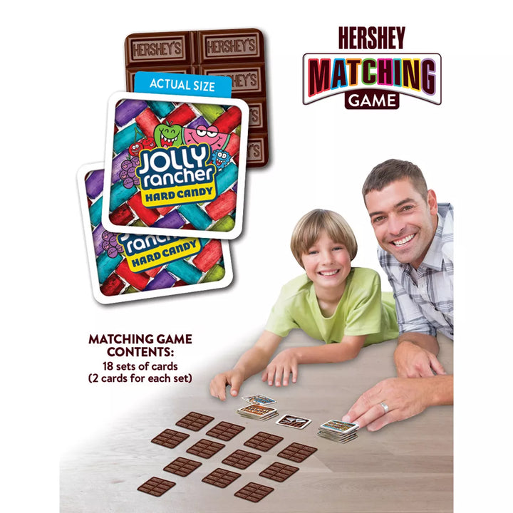 Masterpieces Officially Licensed Hershey Matching Game for Kids and Families.