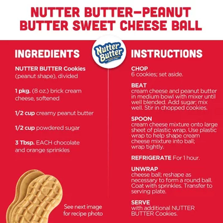 Nutter Butter Peanut Butter Sandwich Cookies, 1.9 Oz., 24 Pk.