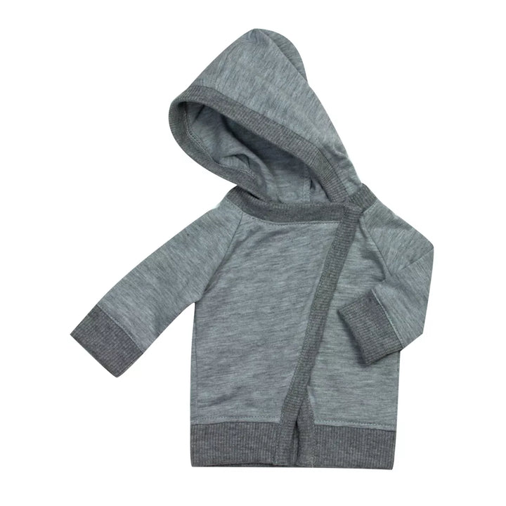 Sophia’S Hooded Sweater Jacket for 18” Dolls, Gray