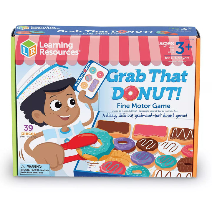 Learning Resources Grab That Donut Fine Motor Game