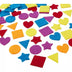 Juvale 1000 Pieces Felt Shapes, Heart, Star, and Geometric Designs, Felt Ornaments for Craft Projects, Assorted Colors