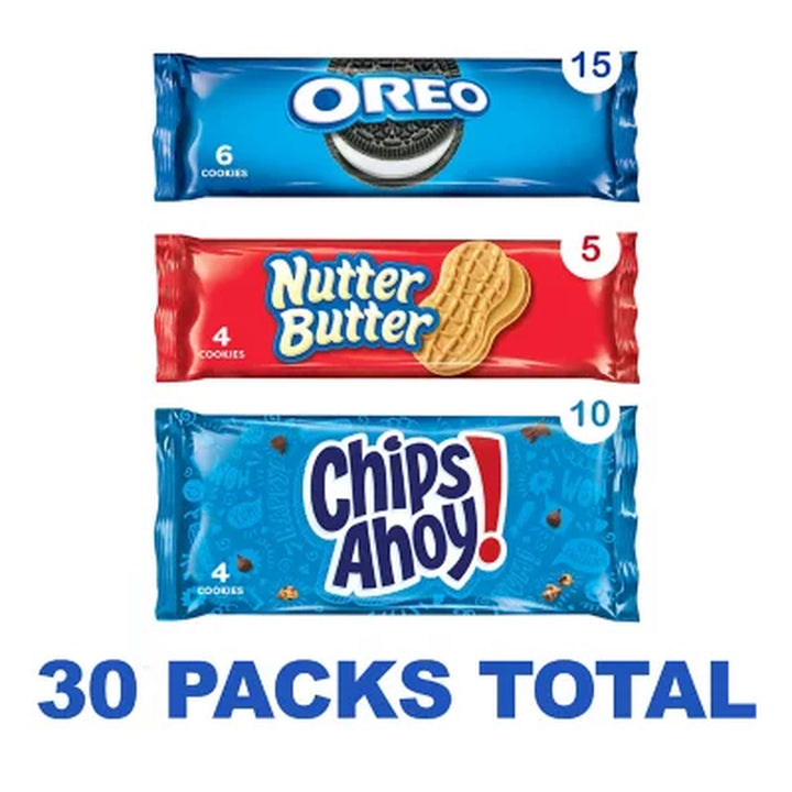 Nabisco Variety Pack Cookies, 30 Pk.