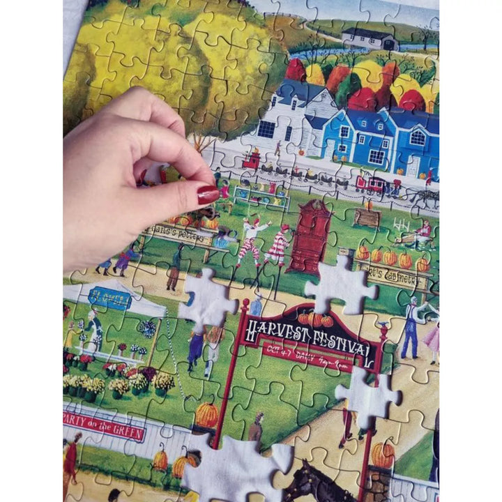 Masterpieces 300 Piece EZ Grip Jigsaw Puzzle - Harvest Festival - 18"X24".