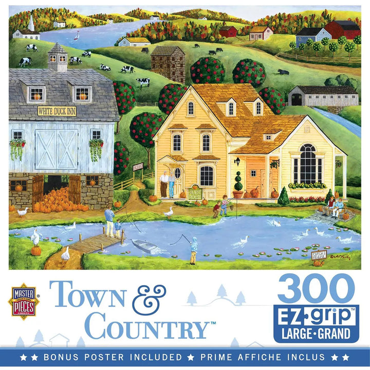 Masterpieces Inc the White Duck Inn 300 Piece Large EZ Grip Jigsaw Puzzle