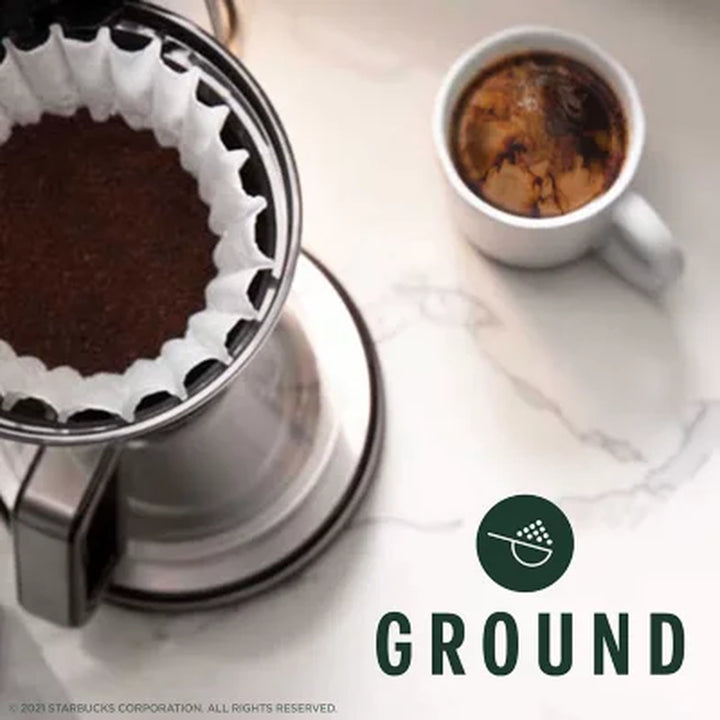 Starbucks Caffe Verona Ground Coffee, Dark Roast 40 Oz.