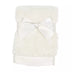Bearington Baby Small Creamy White Silky Soft Security Blankie, 16" X 16"
