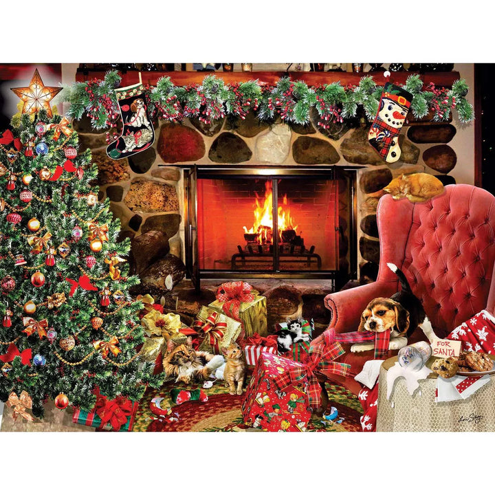 Sunsout Christmas Mayhem 1000 Pc Christmas Jigsaw Puzzle 35188