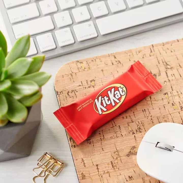 KIT KAT Milk Chocolate Wafer Candy Bars, Snack Size, 75 Pcs.