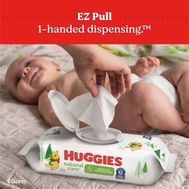 Huggies Natural Care Sensitive, Fragrance Free Baby Wipes, 17 Packs 1088 Ct.