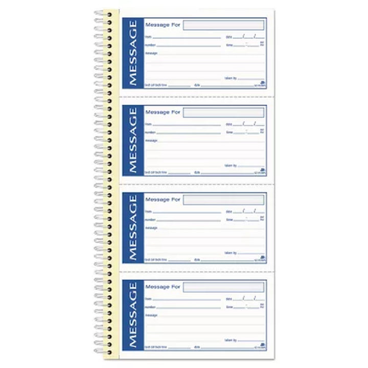 Adams® Write 'N Stick Phone Message Book, Two-Part Carbonless