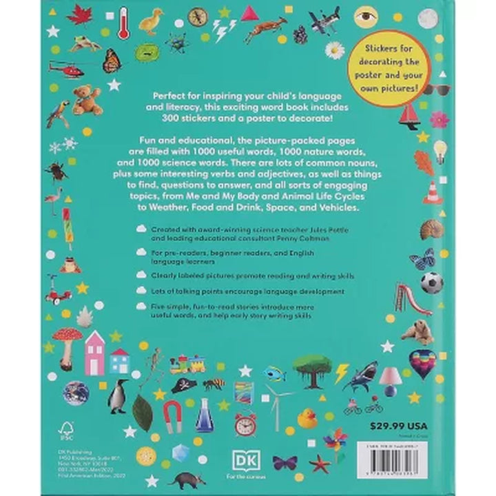 3,000 Useful Words with Stickers (Hardcover)