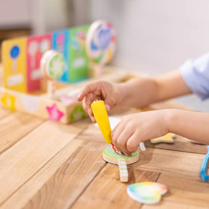 Melissa & Doug Wooden Lollipop Play Set