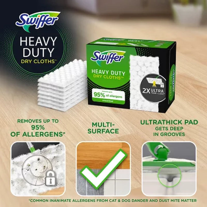 Swiffer Sweeper Heavy Duty Dry Floor Cleaner Cloths 50 Ct.