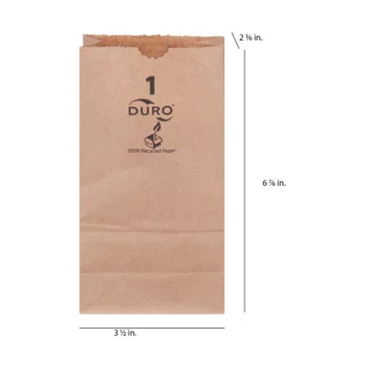 Duro Bag 1# Kraft Brown Paper Bags (500 Ct.)