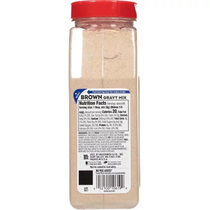 Mccormick Brown Gravy Mix 21 Oz.