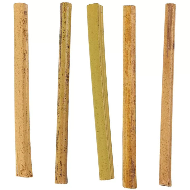 Juvale 100 Pack Wood Bamboo Sticks for Crafts, DIY Bee Houses, Jewelry, Projects (5.2 In)