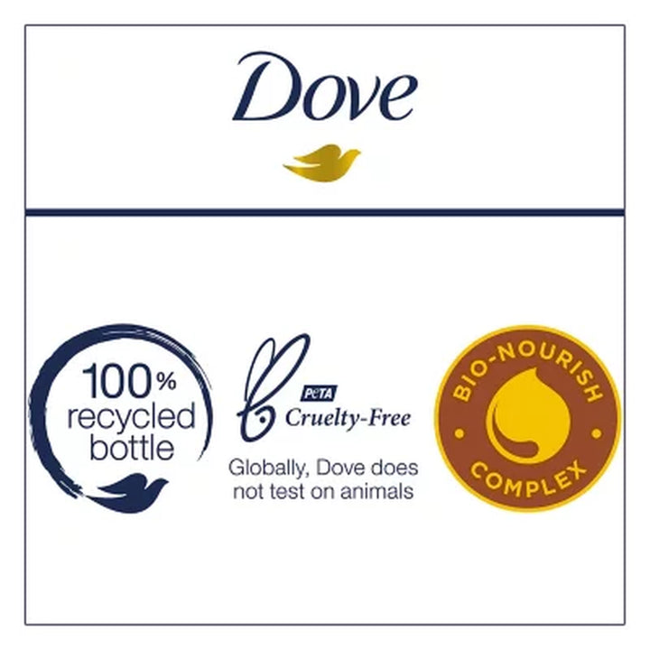 Dove Anti-Frizz Oil Therapy Shampoo & Conditioner, 40 Fl. Oz., 2 Pk.