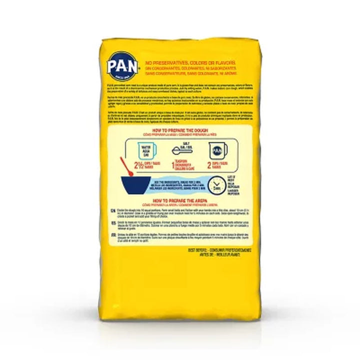 PAN Precooked White Cornmeal, 5 Lbs.