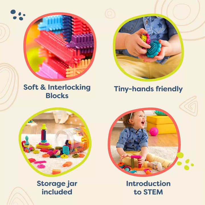 B. Toys Educational Building Set - Bristle Block Stackadoos