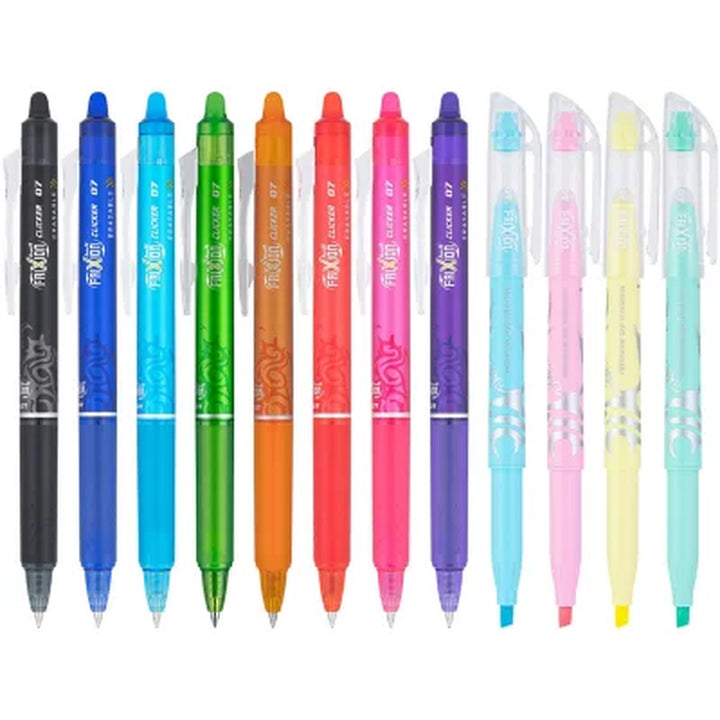 Pilot, Frixion Assorted Gel and Highlighters 12 Pack