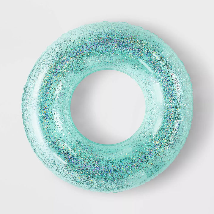 36" Inflatable Glitter Swim Tube - Sun Squad