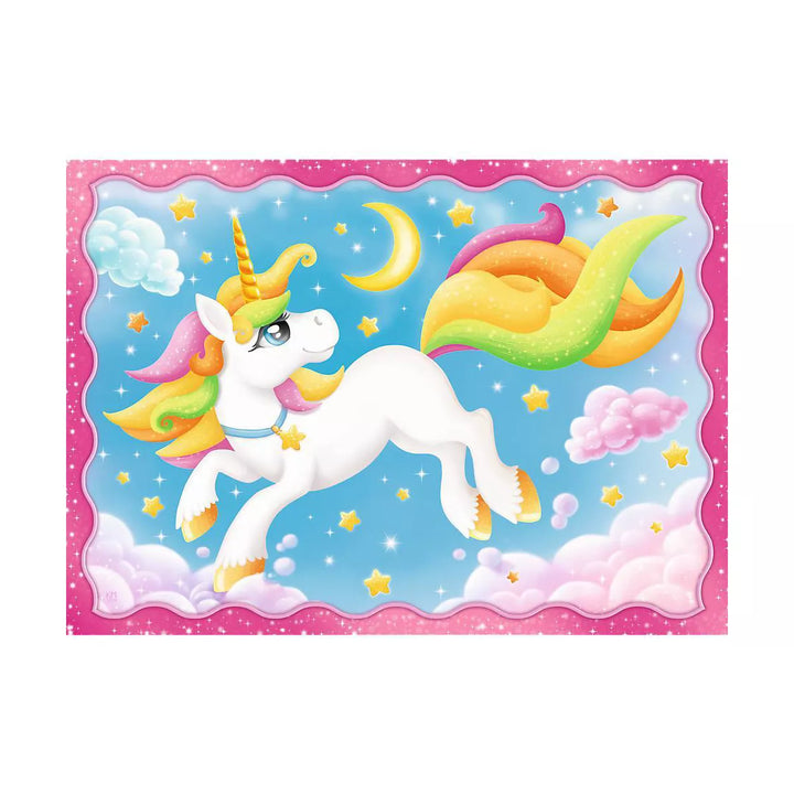 Trefl 4In1Unicorns and Magic Kids Jigsaw Puzzle - 207Pc: Educational Toy for Creativity, Animal Theme, Ages 4+