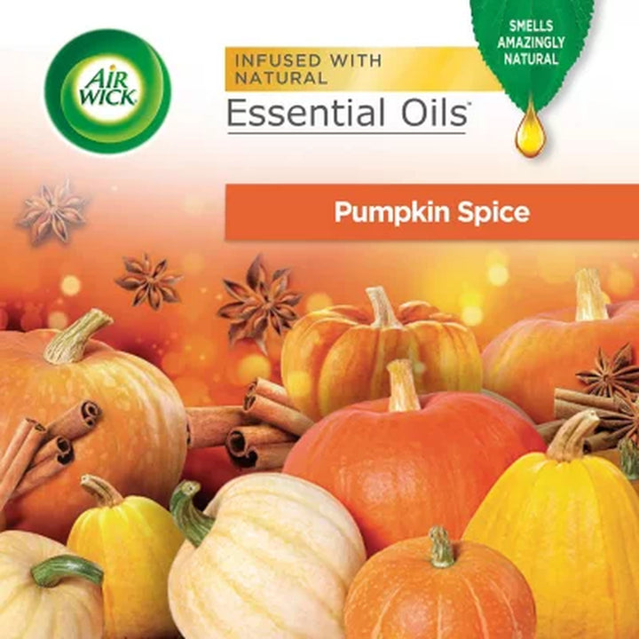 Air Wick Scented Oil Air Freshener Refills, Pumpkin Spice, 9 Ct.