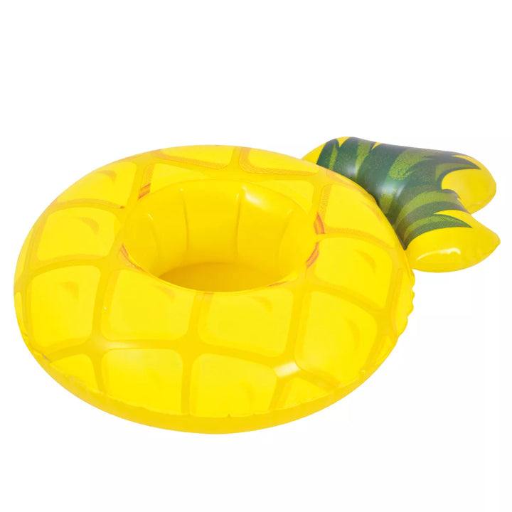 Pool Central 9" Inflatable Pineapple Swimming Pool Beverage Drink Holder