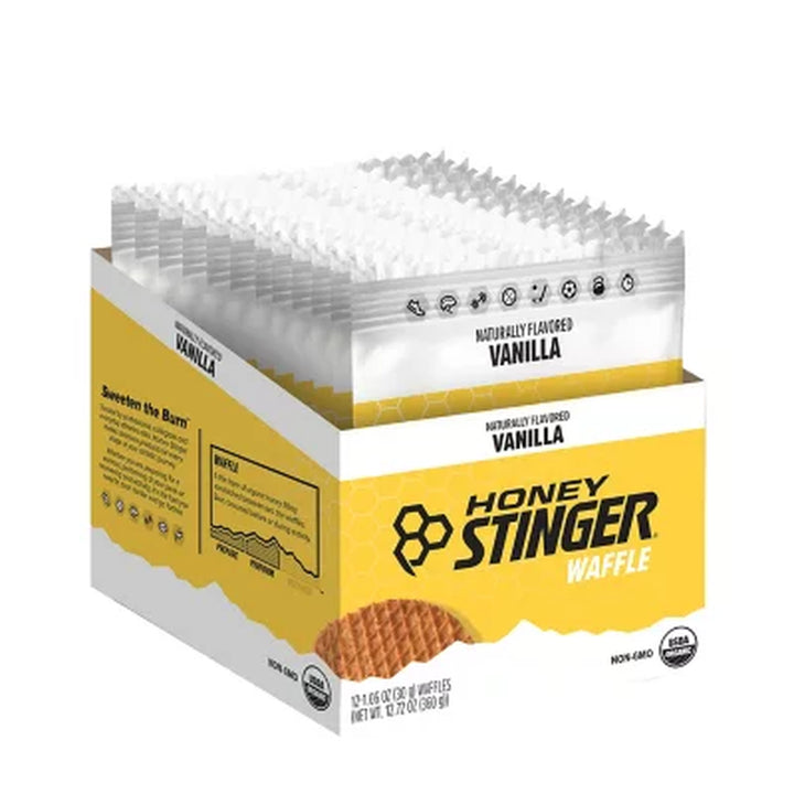 Honey Stinger Vanilla Waffle Organic Healthy Snack 12Ct.