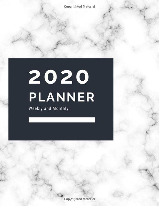 2020 Planner Weekly and Monthly: Jan 1, 2020 to Dec 31, 2020 Weekly & Monthly Planner + Calendar Views | Inspirational Quotes | Marble