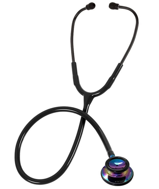 Prestige Medical Clinical Lite™ Stethoscope, Rainbow & Stealth/Black Rainbow & Stealth / Black Adult