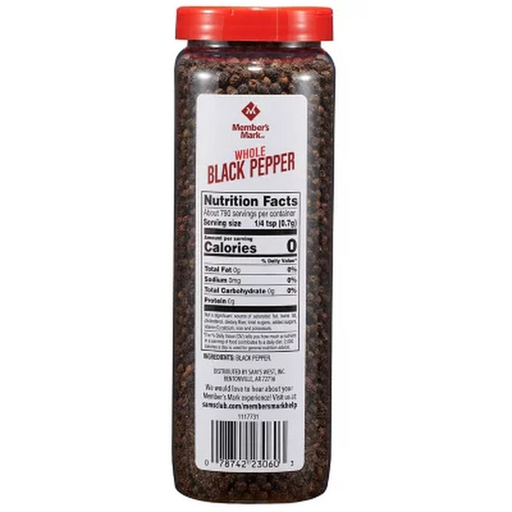 Member'S Mark Whole Black Peppercorns, 19.5Oz.