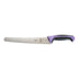 Mercer Culinary Purple Millennia Colors Handle, 10" Bread Knife (Wavy Edge Wide) Wide Wavy Edge Bread Knife 10" Bread Knife (Wavy Edge Wide)