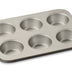 Cuisinart Chef's Classic Nonstick Bakeware 6-Cup Jumbo Muffin Pan, Champagne 1 Count (Pack of 1)