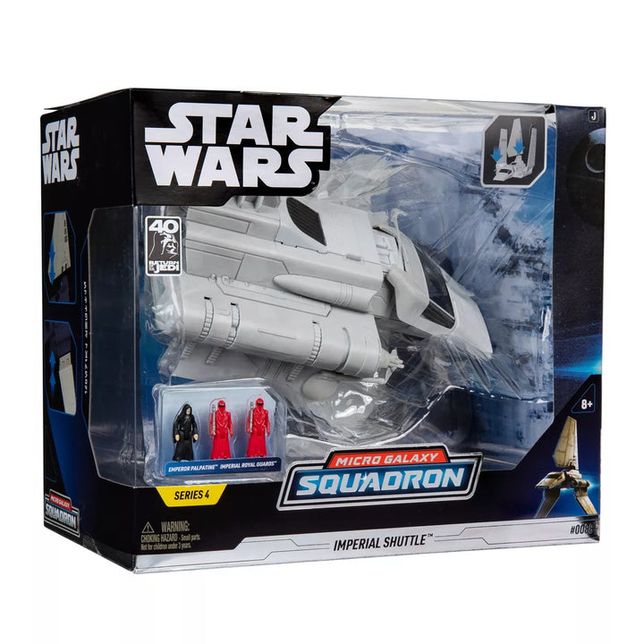 Star Wars Micro Galaxy Squadron Imperial Shuttle with 3Pk Mini Figure Set