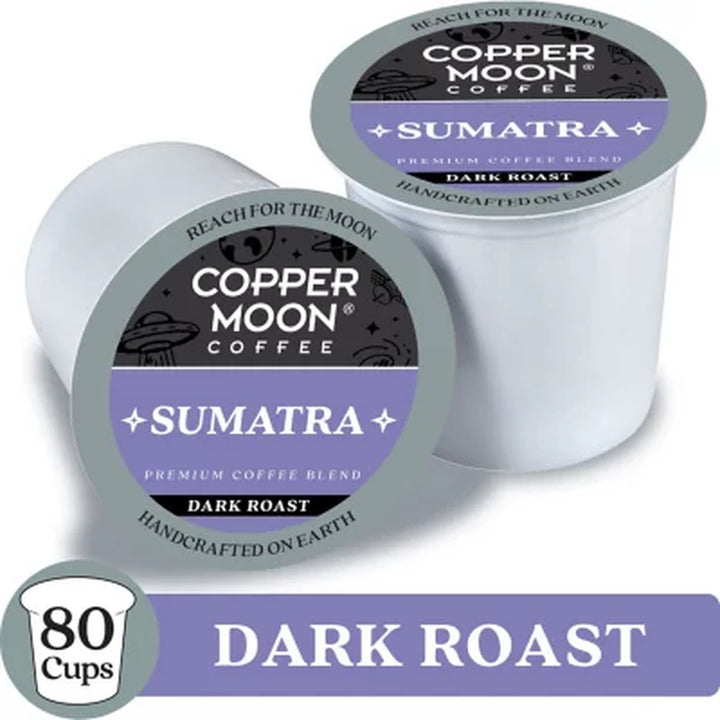 Copper Moon Sumatra Premium Blend, Coffee Pods, 80 Ct.