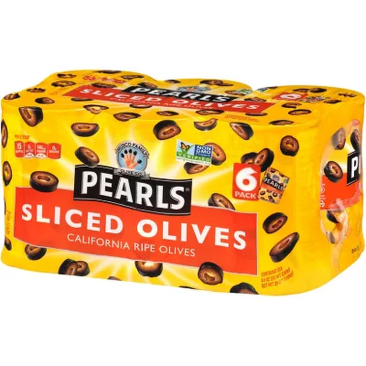 Pearls Sliced Olives (6.5 Oz., 6 Pk.)