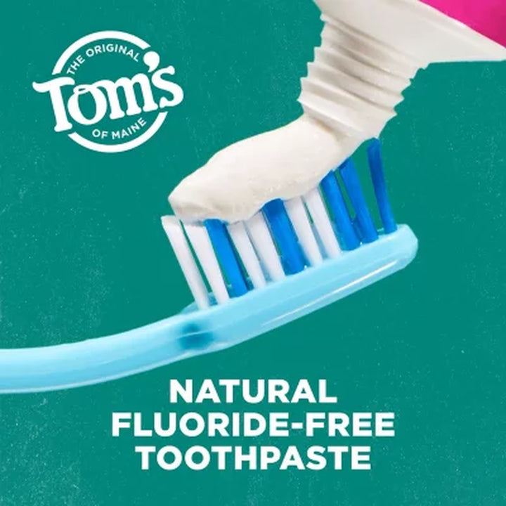 Tom'S of Maine Fluoride-Free Antiplaque & Whitening Toothpaste, 4.5 Oz., 4 Pk.